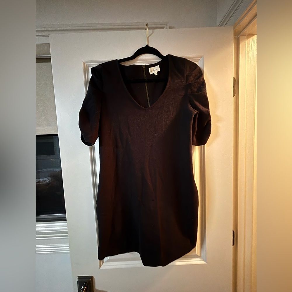 ⭐️ 5 For $25 Deletta (Anthology) Puff Sleeve Black Dress (M)